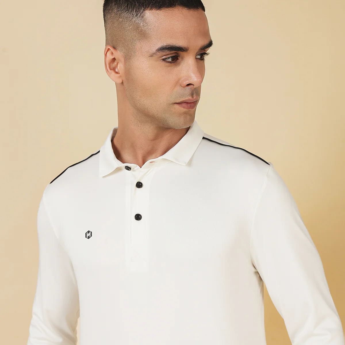 Hyve Men’s Basic Cricket Whites Full Sleeve Jersey - Image 5