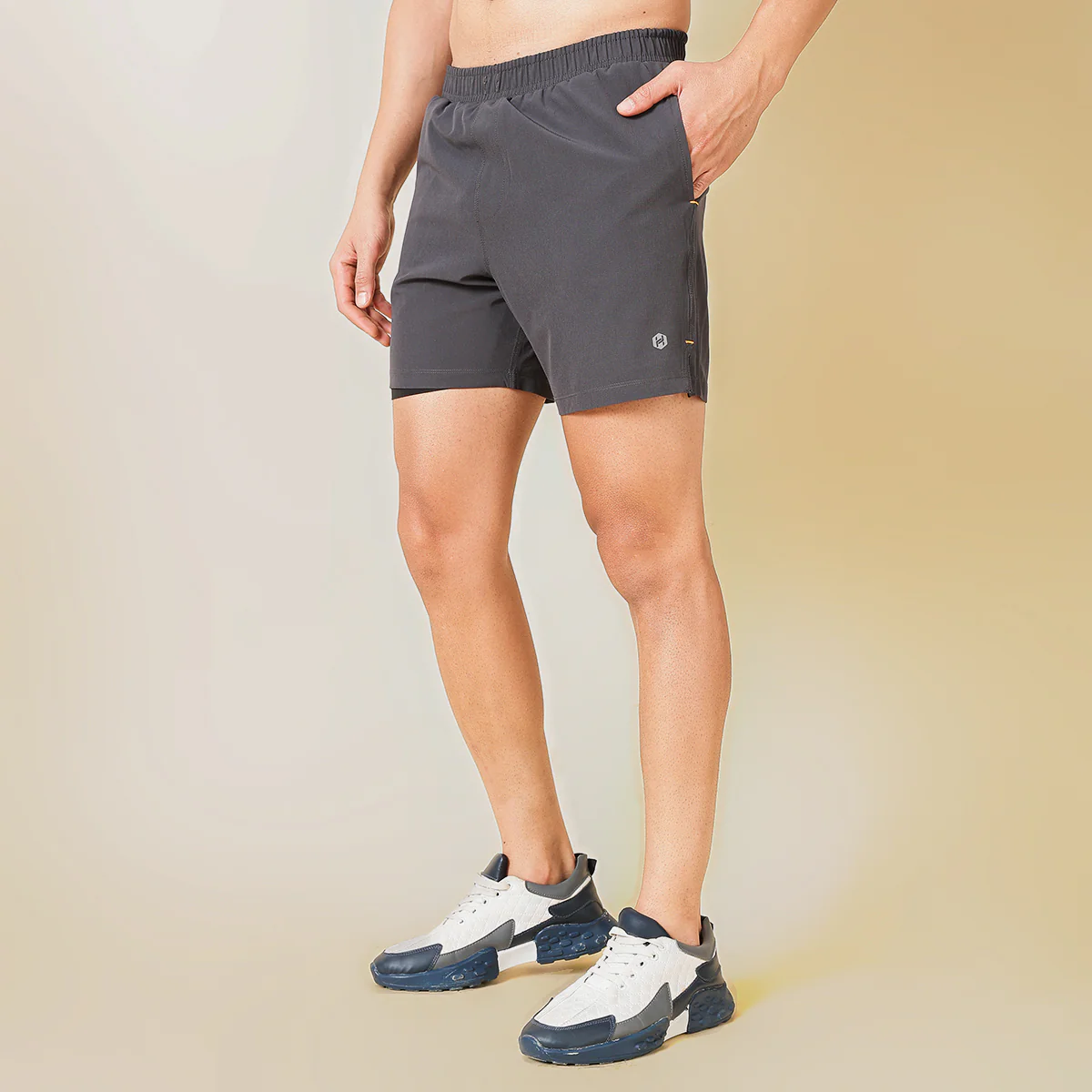 Hyve Men’s Double Layer Fitness Shorts - Image 4