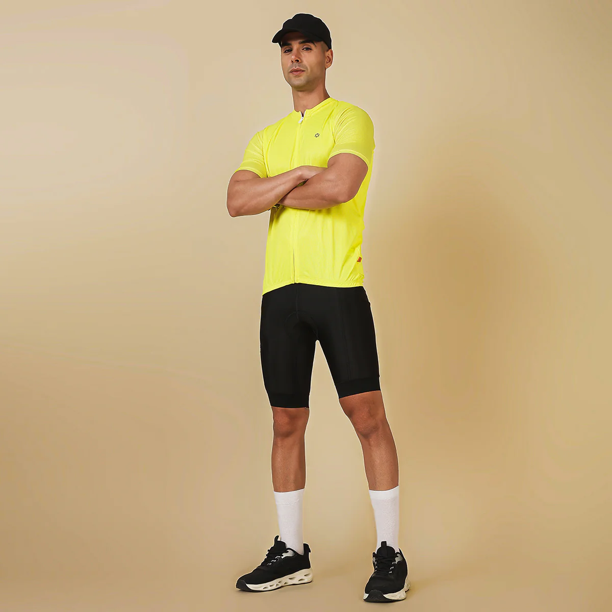 Hyve Men’s Standard Cycling Jersey – Electric Yellow - Image 5