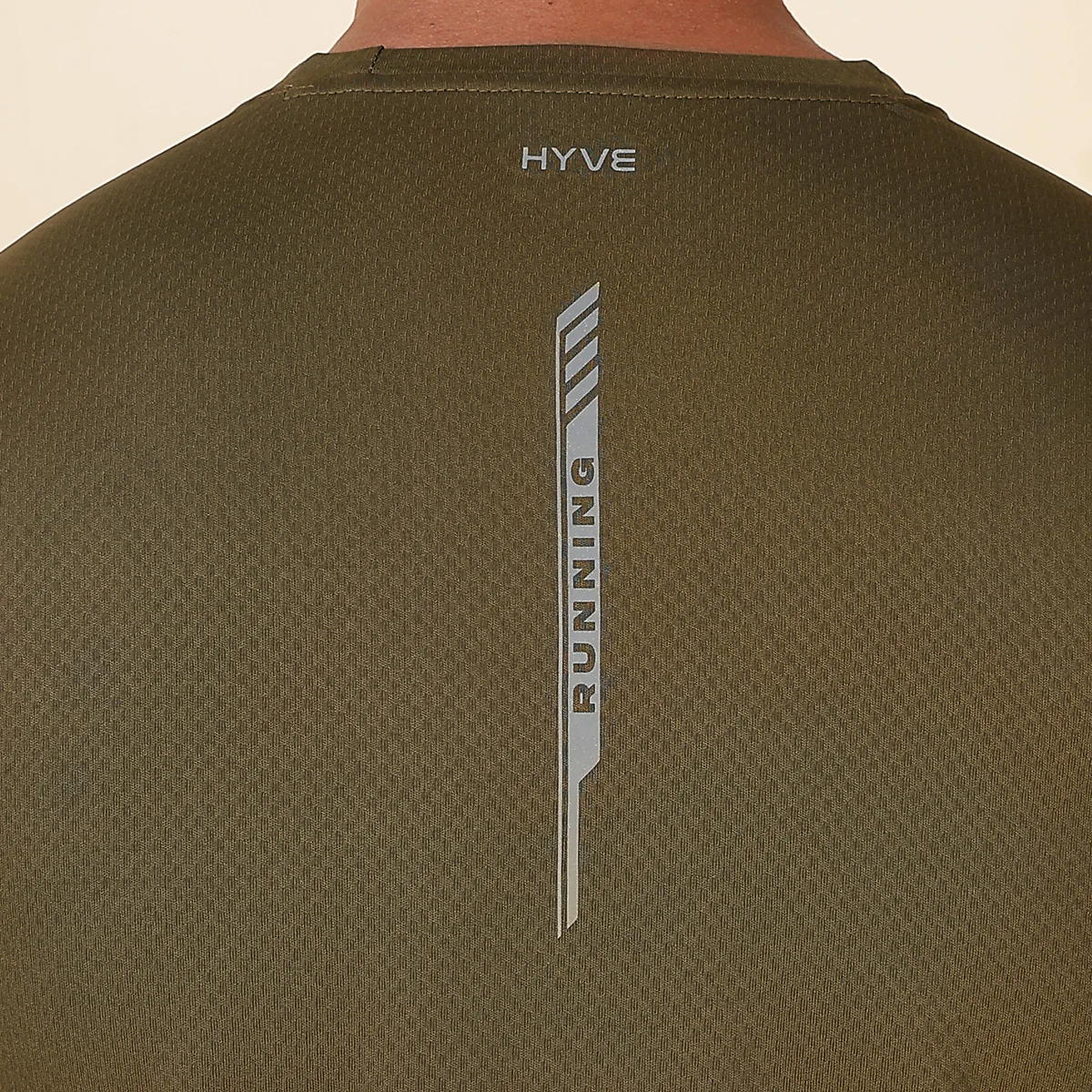 Hyve RUN X Men’s Olive Running Jersey - Image 5