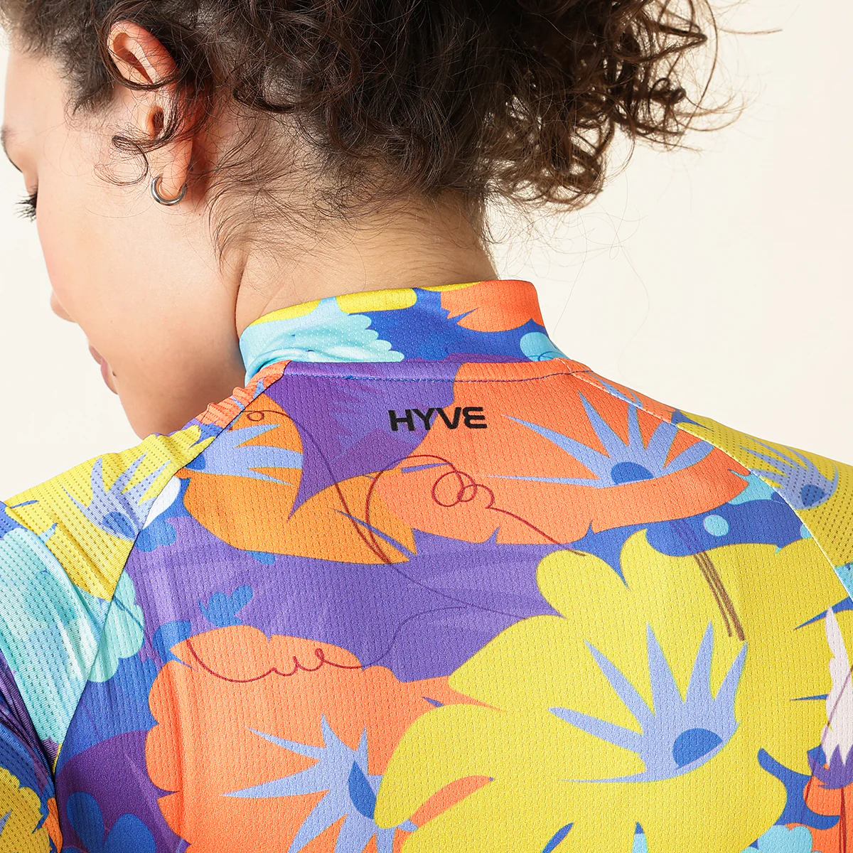 Hyve Women’s Club Fit Cycling Jersey – Vivacious Floral - Image 4