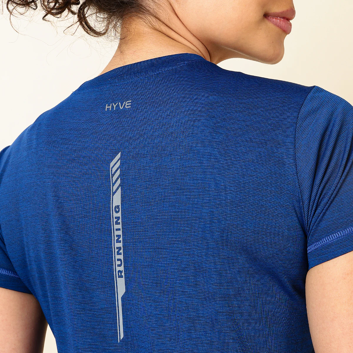 Hyve Women’s RunX Running Jersey – Navy Melange - Image 3