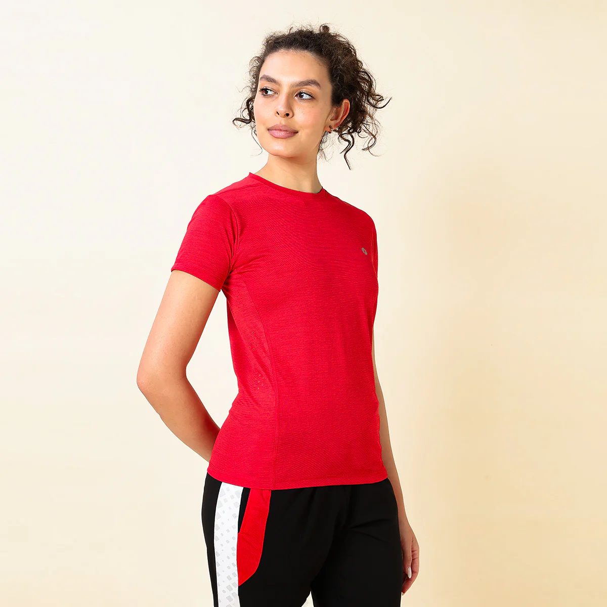 Hyve Women’s RunX Running Jersey – Red Melange - Image 3