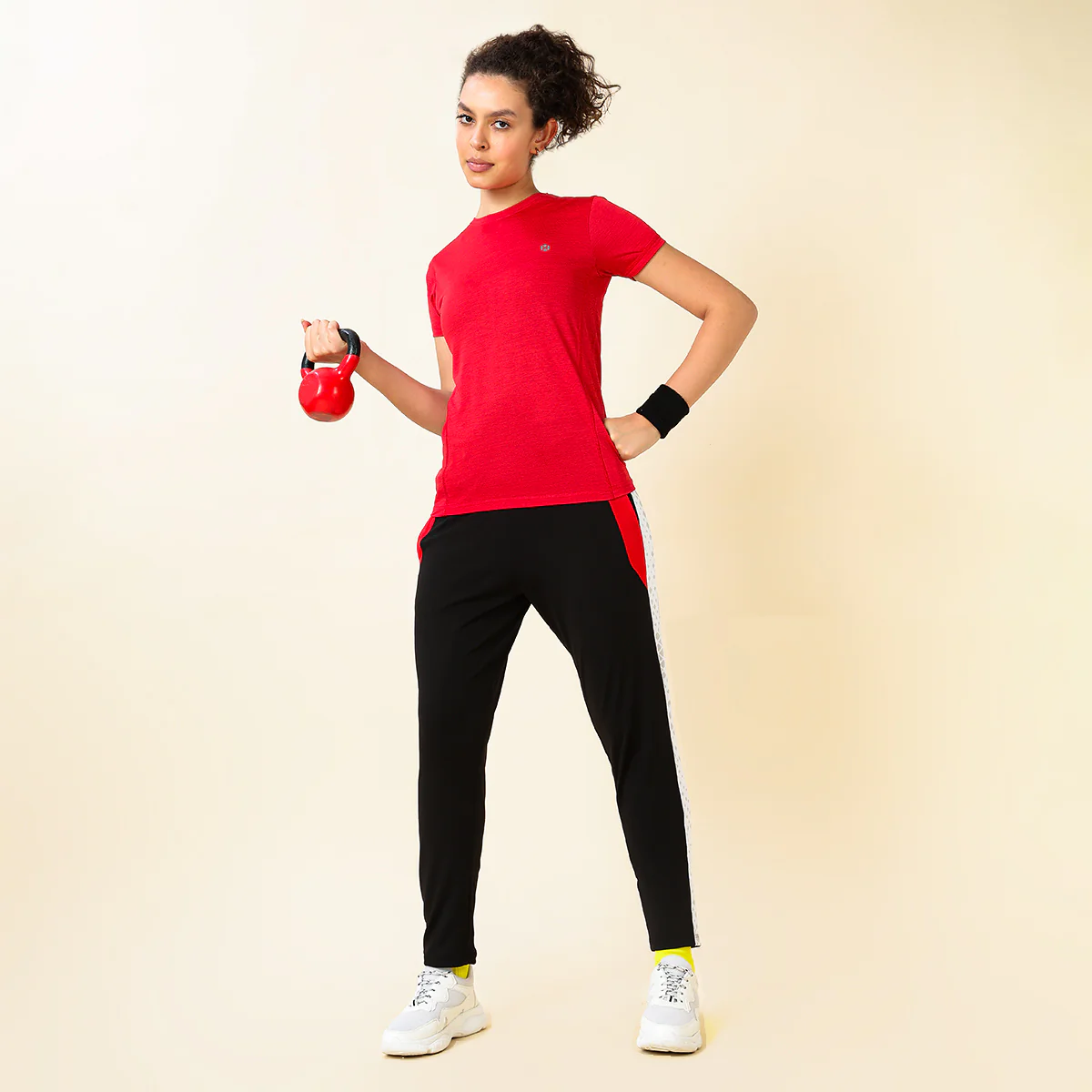 Hyve Women’s RunX Running Jersey – Red Melange - Image 4