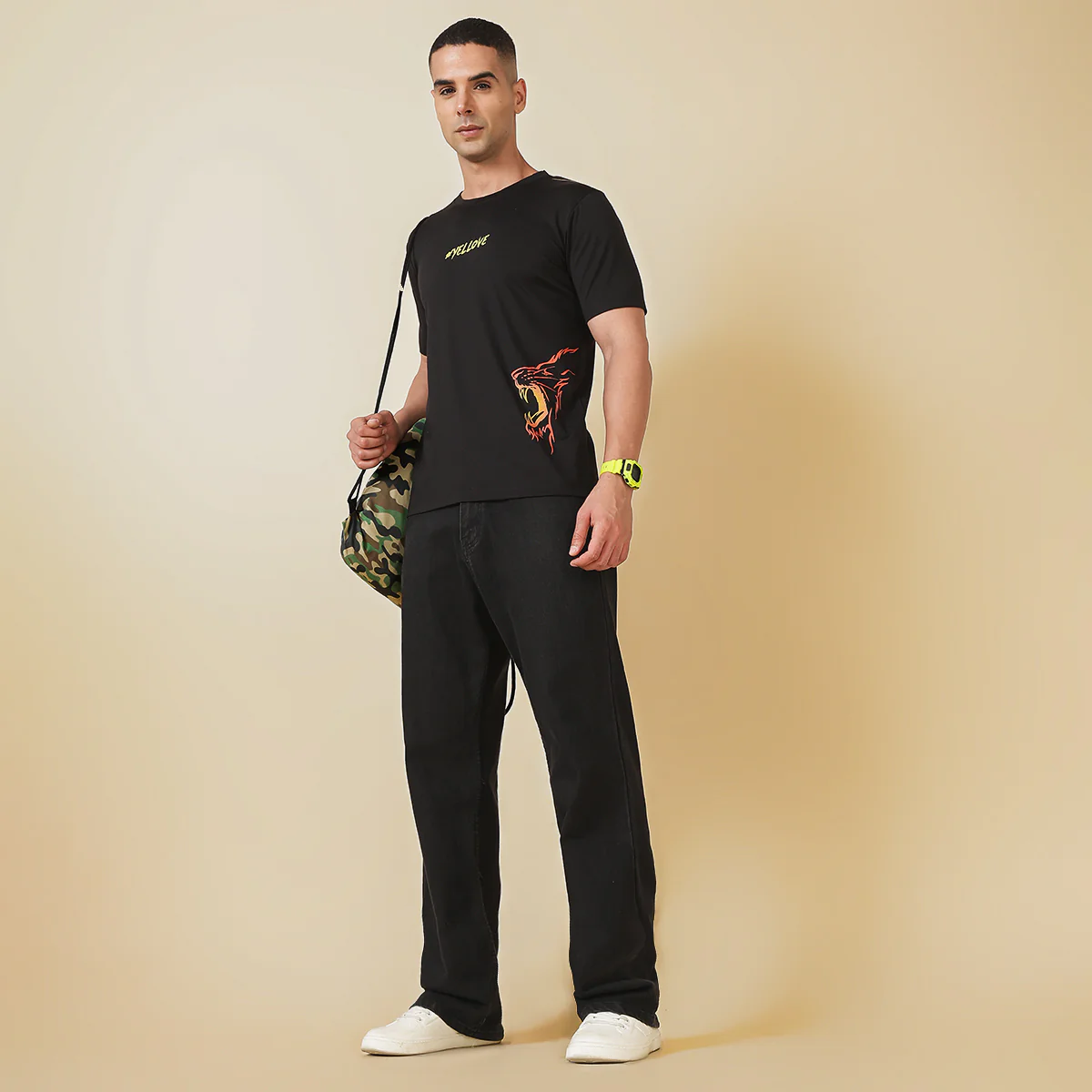Hyve x CSK Roaring Singham Tee - Image 4