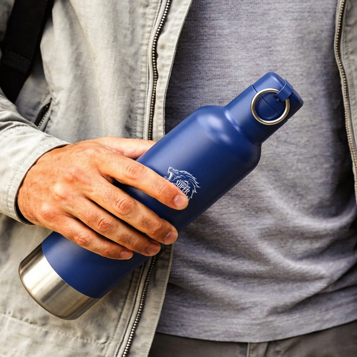 Hyve x CSK Jigarthanda Steel Bottle - Image 5